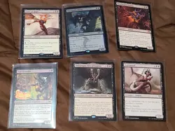 MTG Demon x6 Eater of Hope/Shilgengar Sire of Famine/Necropolis Fiend - Image 1