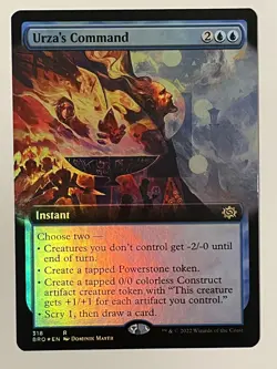 Urza's Command (Extended Art) The Brothers' War Foil MTG NM - Image 1