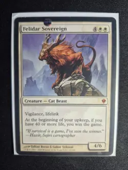 Felidar Sovereign - Zendikar 12/249 - Light Played - MTG Mythic - Image 1