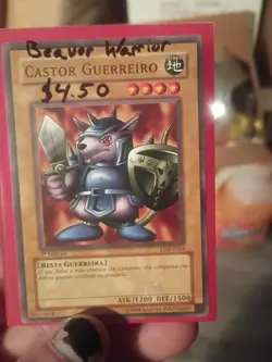YUGIOH! STARTER DECK: YUGI EVOLUTION #DIY-P005 CASTOR GUERREIRO 1ST EDITION - Image 1