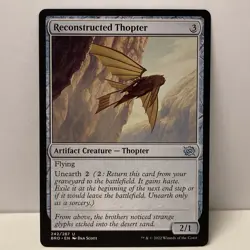 Reconstructed Thopter (242) The Brothers' War BRO MTG Magic The Gathering - Image 1