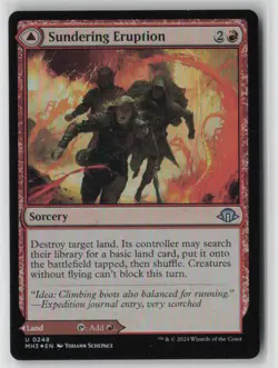 Sundering Eruption 248 Uncommon Modern Horizons 3 Foil Near Mint - Image 1
