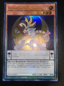 Yugioh! Lunalight Tiger - RA04-EN020 - Ultra Rare - 1st Edition Near Mint, Engli - Image 1