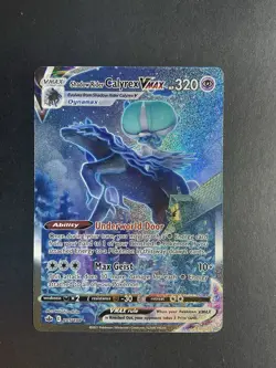 Pokemon TCG Shadow Rider Calyrex VMAX 205/198 Secret Rare Alt Art Holo - Image 1
