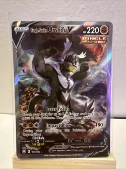 Pokemon TCG Urshifu v Battle Styles Single Strike Sword & Shield 151/163 - Image 1