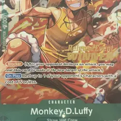 One Piece Monkey D Luffy OP-135 Release Event Winner - Image 3