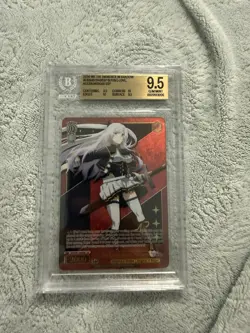 Weiss Schwarz Eminence in Shadow Playing Love Alicia/Mikazuki SSP Foil Auto BGS - Image 1