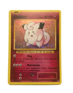Clefairy 63/108 Holo - Evolutions - Pokemon TCG Card - Pack Fresh - Image 1