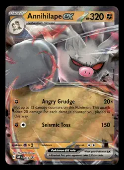 Annihilape ex SVP 032 Ultra Rare Black Star Promo Pokemon Card - Image 1