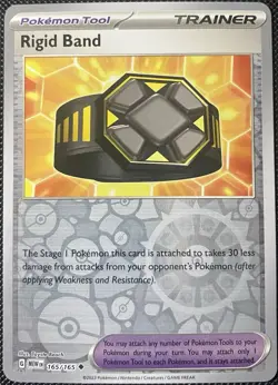 Rigid Band 165/165 Sv: Scarlet & Violet 151 Reverse Holo - Pokemon Card - Image 1