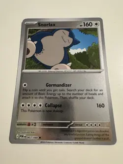 Pokemon TCG Snorlax Perfect Order 063/088 Reverse Holo Card - Image 1