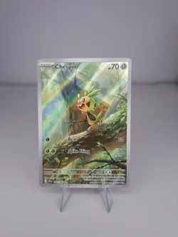 Chespin 087/086 Illustration Rare Chaos Rising Pokemon Card. Pack Fresh. - Image 1