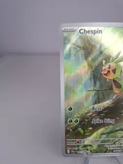 Chespin 087/086 Illustration Rare Chaos Rising Pokemon Card. Pack Fresh. - Image 4