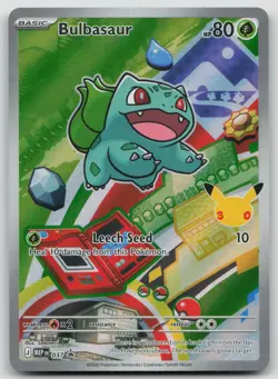 First Partner Kanto Starters Bulbasaur, Charmander, Squirtle Pokemon 3 Card Set - Image 5