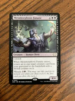 Metamorphosis Fanatic 21 R Commander: Duskmourn: House of Horror - Image 1
