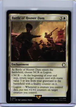 Battle of Hoover Dam #11 | Near Mint | Fallout Magic MTG - Image 1