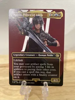 MTG Noctis, Prince of Lucis Borderless Regular #0401 Final Fantasy Rare NM/M - Image 1