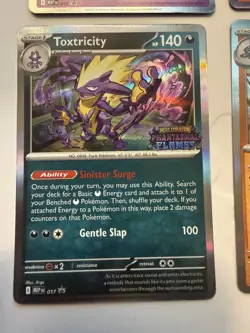 Pokemon Phantasmal Flames Stamped Pre-Release 014 015 016 017 Promo Set Holo MEP - Image 3