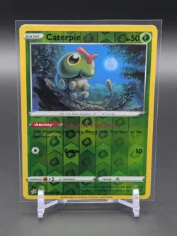 CATERPIE 001/192 - Pokemon Rebel Clash C Reverse Holo NM - - Image 1