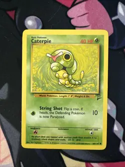 Pokemon TCG - Caterpie 068/130 Base Set 2 Regular - Vintage - NM - Image 1