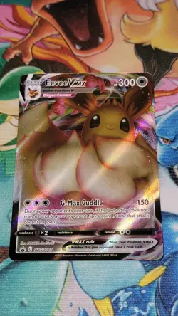 Eevee VMAX SWSH087 SWSH: Sword & Shield Promo Cards Holo - NM - Image 1