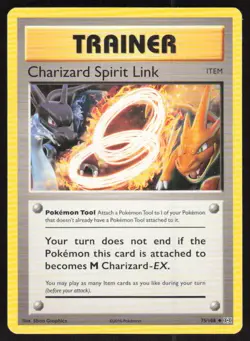Charizard Spirit Link 75/108 Uncommon Evolutions Pokemon Lightly Played - Image 1