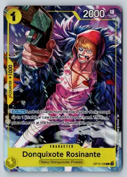 Donquixote Rosinante (Illustration Box Vol.6) OP12-108 One Piece Promotion Cards - Image 1