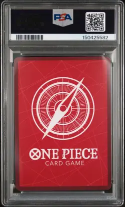 2025 ONE PIECE ST29 #001 EGGHEAD B&W MONKEY D. LUFFY LEADER PARALLEL PSA 10 - Image 2
