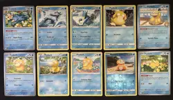 Pokemon TCG Psyduck & Golduck Lot: 10 Card Collection Set - Image 1