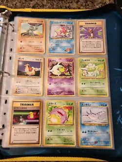 Japanese WoTC Pokemon Card Vintage Collection Binder Lot Holo Rare Neo Lugia - Image 3