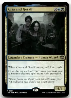 Gisa and Geralf #237 (Foil) (NM) Innistrad Remastered INR Magic MTG - Image 1