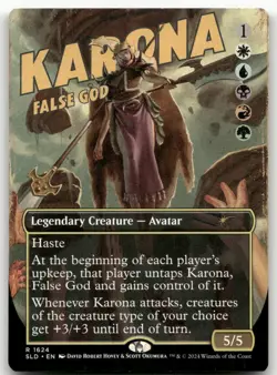 Karona, False God #1624 (NM) Secret Lair Drop SLD Magic MTG - Image 1