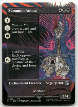 Summon: Anima (Borderless) #364 (NM) Final Fantasy FIN Magic MTG - Image 1
