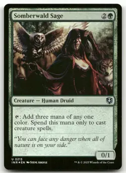 Somberwald Sage #215 (Foil) (NM) Innistrad Remastered INR Magic MTG - Image 1