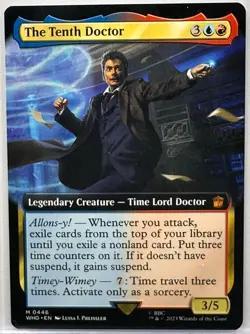 The Tenth Doctor (Extended Art) Doctor Who, Magic the Gathering, Regular (446) - Image 1