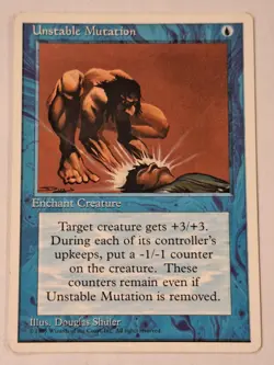 Unstable Mutation- 4th Edition Core Set - Magic the Gathering MTG Nice! - Image 1