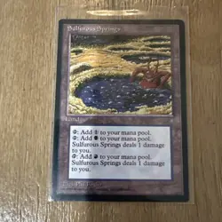 Sulfurous Springs x1 MTG Ice Age 1x Magic Excellent Light Play NM - Image 1