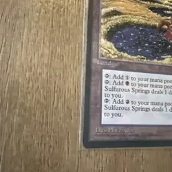 Sulfurous Springs x1 MTG Ice Age 1x Magic Excellent Light Play NM - Image 2