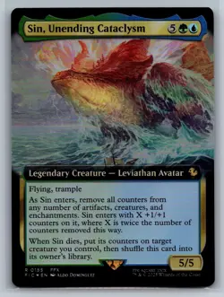 Sin, Unending Cataclysm 185 FINAL FANTASY Magic: The Gathering Foil NM - Image 1
