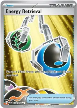 Pokemon Energy Retrieval 108/086 Chaos Rising Holo - Image 1