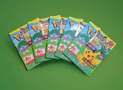 5 Pokemon Activity Magazines w/ 5 Sealed Scarlet & Violet TCG Fun Packs Pikachu - Image 1