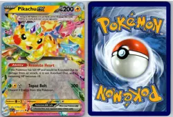 Pikachu ex 057/191 Double Rare Surging Sparks Pokemon NM - Image 3