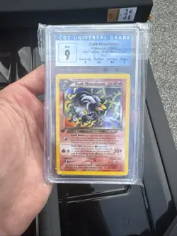 Pokemon Card Dark Houndoom 7/105 Holo Rare 1st Edition Neo Destiny CGC 9 MINT - Image 1