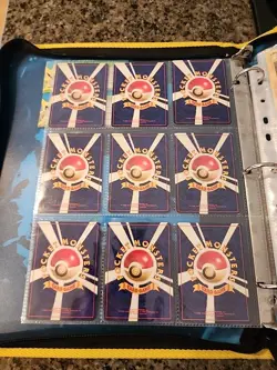 Japanese WoTC Pokemon Card Vintage Collection Binder Lot Holo Rare Base Neo Gym - Image 2