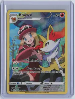 Braixen Ultra Rare SWSH12: Silver Tempest Trainer Gallery TG01/TG30 NM - Image 1