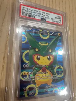 PSA 10 Pokemon AUTO 2016 Pikachu Rayquaza Poncho 230/XY-P Promo Japanese GEM MT - Image 2