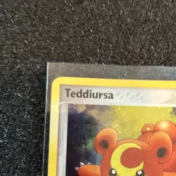 Nintendo Pokemon TCG Teddiursa 77/115 EX Unseen Forces Stamped Holo 40 HP - Image 2