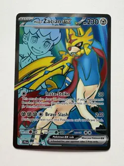 Hop's Zacian ex 176/159 Ultra Rare Journey Together NM Pokemon - Image 1