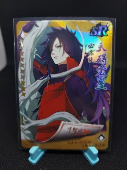 Madara Uchiha HY16038 SR Foil Naruto TCG CCG Anime Trading Card - Image 1