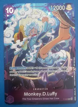 One Piece Monkey.D.Luffy P-099 Bandai Card Fest Exclusive Promo ENGLISH - Image 1